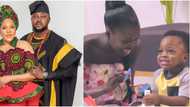 Toyin Abraham set to make big announcement as she shares cute video of hubby, step-daughter and son
