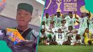 Super Falcons star abandons football, hawks gala and cheese balls inside plane, video