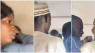 Drama in commercial bus as lady challenges, abuses man who told preacher to shut up, video goes viral