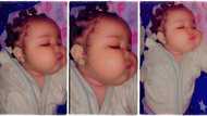 "She takes only breast milk": Video of beautiful baby girl with chubby cheeks goes viral on TikTok