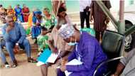 Drama in Nigerian state as new poverty commissioner resumes work under tree