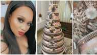 Ubi Franklin's baby mama Sandra shows off cash notes gotten from her birthday bash