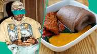 Victor Osimhen orders 10 wraps of Amala during Sallah celebration in Lagos, video