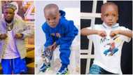 "Daddy loves you more": Portable celebrates son’s birthday with so much sweetness as pictures flood the net