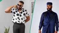 Actor Obehi Aburime rocks pink Agbada, wins hearts with dapper look: "Are you single?"