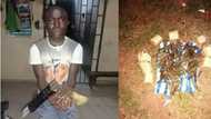Hotunan mutumin da aka kama da harsashin bindiga ƙirar AK-47 guda 340 a cikin garin rogo