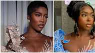 Another banger: Tiwa Savage's dress recreated by 2nd fashionista, netizens impressed