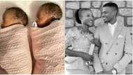 "Double blessing": Man welcomes twin babies, beautiful photos go viral on Twitter