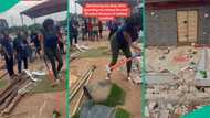 Lady demolishes shops she spent millions on after landlord unexpectedly gave her quit notice