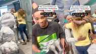 Nigerian lady reconnects with cousin brothers in Italy, meets them at airport, video goes viral on TikTok