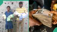 Nigerians rally around man whose wife gave birth to 4 children, donate N1.5 million within few hours
