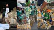 Jaws drop as Lagos party guests receive Ghana Must Go bags filled with expensive items as souvenirs in video