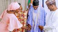 Dubi hotunan yadda Buhari ya karbi gaisuwar Sallah ta wasu manyan Najeriya a gidansa na Daura