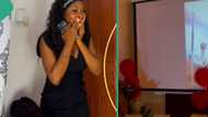 “Long distance not a barrier”: Nigerian lady’s overseas partner proposes to her on video call