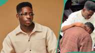 Gospel star Neeja kneels before Moses Bliss for prayers, video triggers reactions: “Is he a pastor?”