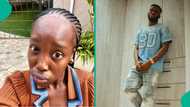 Victor Boniface roasts lady who dragged him on podcast, exposes chat: "U dey beg with ur hairline"