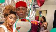Regina Daniels flaunts roses and a love note from a mystery man, gushes: “Together we will build an empire”