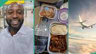 Man shares his food experience after flying with Air Peace from London Gatwick to Lagos Airport