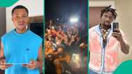 Actor Emeneks reacts to crowd at VeryDarkMan’s welcome home party: “Foolish people per square meter”