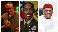 Amanda Azubuike: Peter Obi, Orji Kalu congratulate Nigeria-born lady who becomes general in US Army