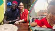 Couple living abroad bring son back to Nigeria to learn Igbo, video shows him speaking language