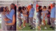 "E shock am": Nigerian man emotional as his 3 sisters get set to wed same year, video melts hearts