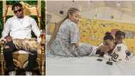 Olamide’s son clocks 5, rapper celebrates with cute family photo