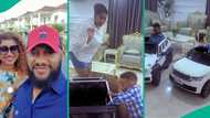 Judy Austin flaunts car gift aunt gave her son, shows appreciation, fans drag Yinka, May Nation