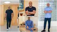 Popular Nigerian pastor Adefarasin steps out with great body shape, looks fit outside church in 5 photos