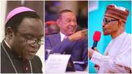 Kukah vs Buhari: This is what I can do to help - Former PDP senator speaks after Arewa youths called for cleric's arrest, Nigerians react