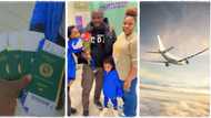Lady gets 4 visas, takes her children to UK to live with her husband, video goes viral on TikTok
