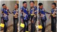 Pepper dem gang: Reactions as couple rock matching yellow & black attire, putting people in valentine spirit