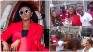 Fans give Ka3na a queen's welcome as she arrives Port Harcourt for meet and greet event (photos, video)