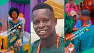 Nigerian man marries at 20, he organises big wedding ceremony, family celebrates in viral video