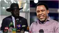 Your prophecy helped us greatly - South Sudan president invites TB Joshua again to country