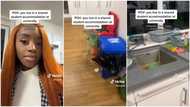 "I would be out of there": Lady shows how roommates in UK university messed up her hostel with unwashed plates