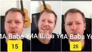 White man recites figures in Yoruba, reads numbers up to 26 in entertaining video