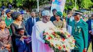Sanwo-Olu, family, others extol Murtala Muhammed at solemn wreath-laying ceremony in Lagos
