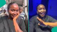 Lady celebrates bagging high-profile gig after going viral for filming BRT long queues