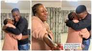 Lady tattoos husband's face on her hand, surprises him with it on his birthday, video emerges