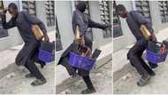 "Something huge is coming": Nigerian shoemaker dances with basket and box in his hands, sweet video emerges