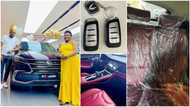 Media personality Angela gets 'tear rubber' SUV from husband as push gift, shares photos
