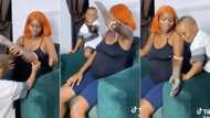 "Forgive him, he is innocent": Little boy laughs loudly as disabled mother wears artificial hand in video