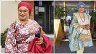 "The Oba herself": Fans hail Nollywood star Sola Sobowale as she steps out in agbada