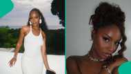Glimpses of Ayra Starr at Chicken Republic evoke reactions: "She's in her Rihanna bag"