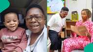 "Where is your wife?" Chinedu Ikedieze sweetly celebrates his son's new milestone, sparks reactions