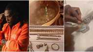 Burna Boy flaunts jewellery collection on social media, shares video as he washes them clean
