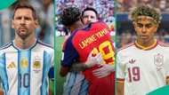 Observant man displays what Messi did seconds before hugging Lamine Yamal, people react