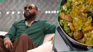 “Hilda Baci OBO”: Davido postpones going to gym as he cooks seafood okra, video sparks reactions