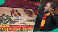 Galatasaray coach reacts after fans unveiled touching banner for Victor Osimhen